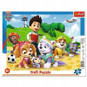 

Puzzle ramkowe Psi Patrol na tropie 25 elementów