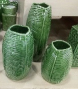 Wazon dekoracyjny zielony