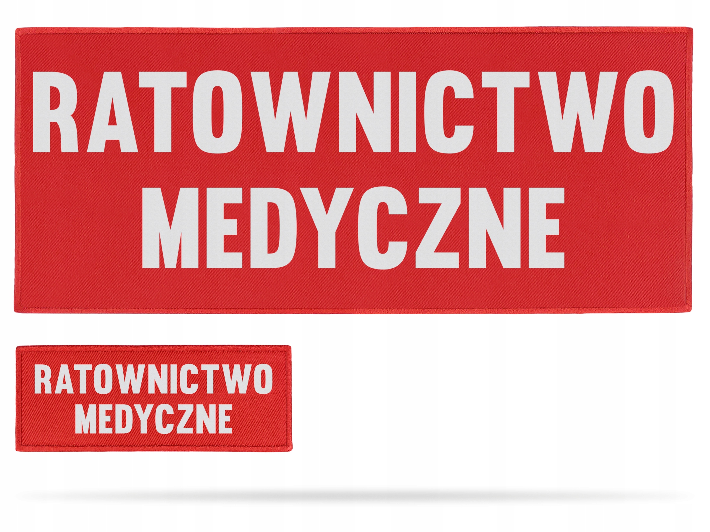 ZESTAW NASZYWEK ODBLASKOWYCH RATOWNICTWO MEDYCZNE