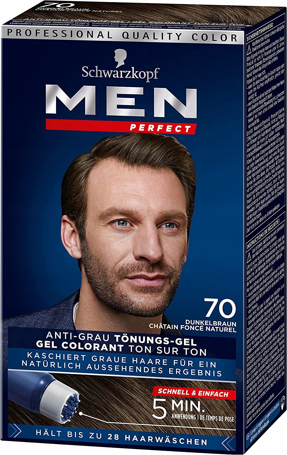 

Schwarzkopf Men Perfect 70 Odsiwiacz Ciemny Brąz