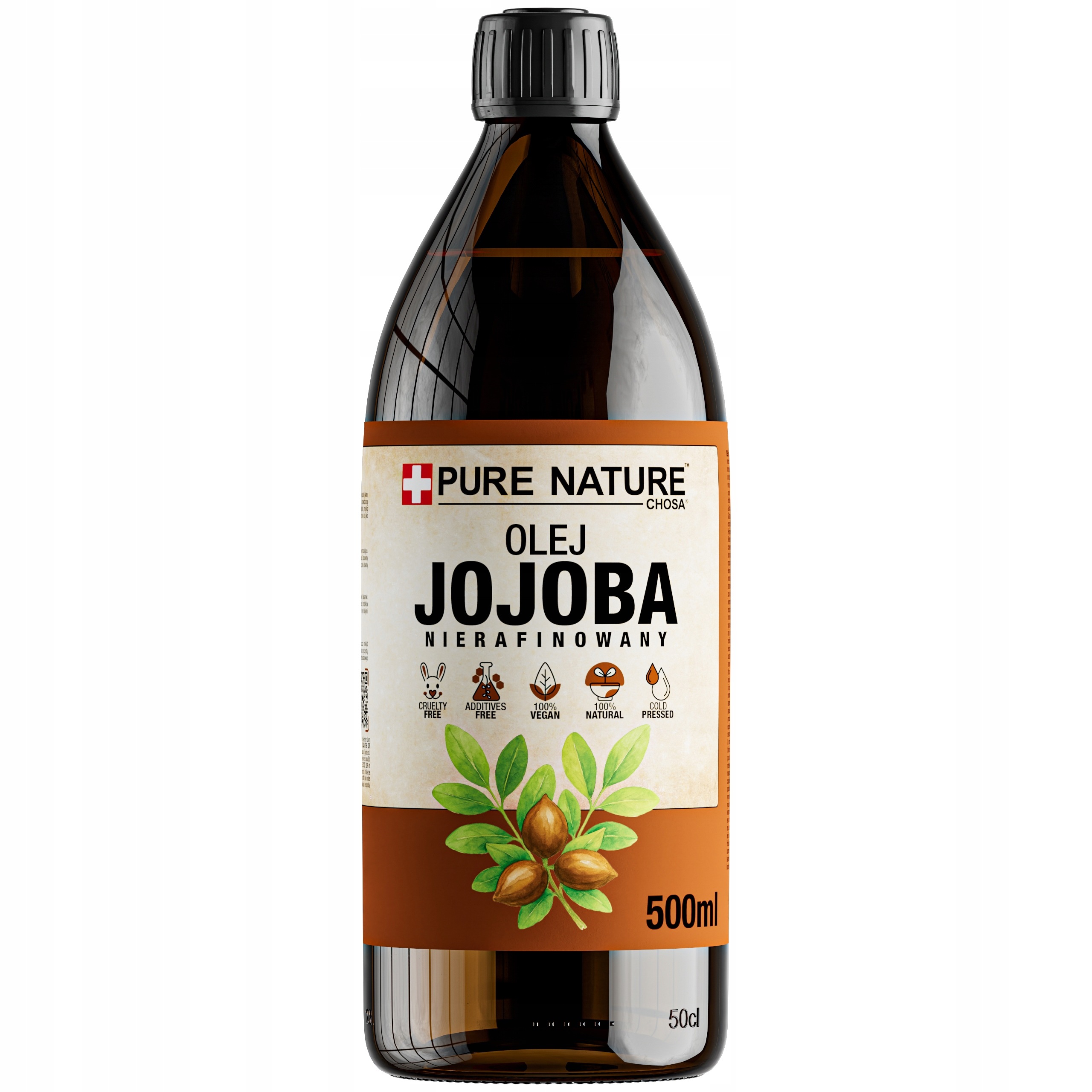 Jojobový Olej Lisovaný Za Studena Nerafinovaný 500 ml