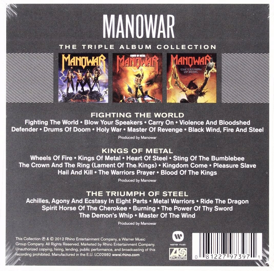 MANOWAR: THE TRIPLE ALBUM COLLECTION (3CD Stan opakowania oryginalne