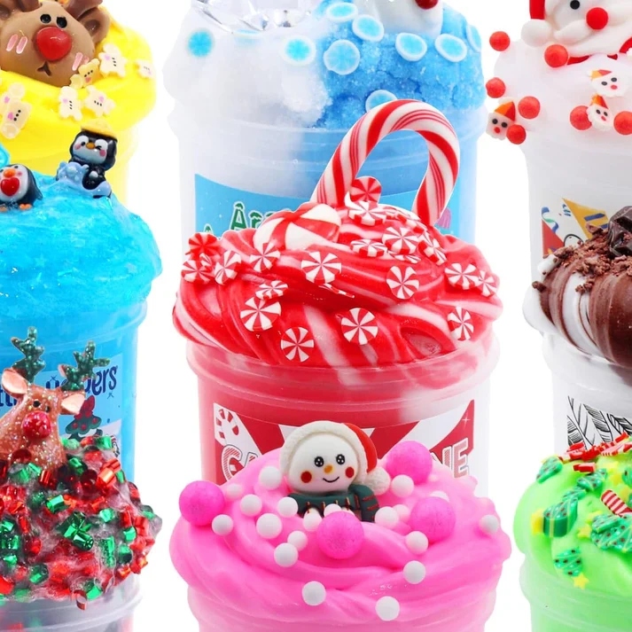 Адвент-календарь MPMAX Slime 2026, 24 сюрприза: мини-слаймы, фигурки и украшения — фото 2