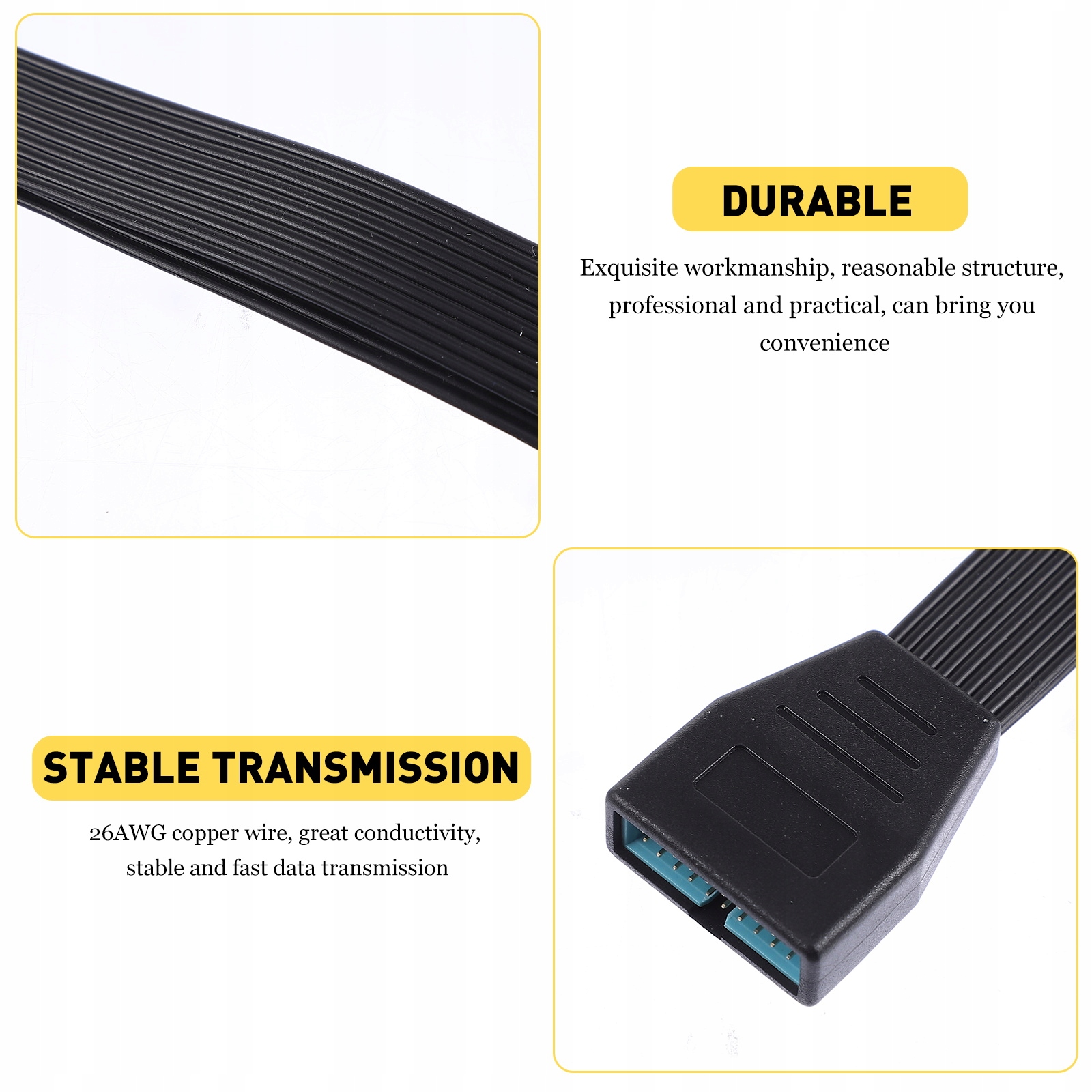 KABEL USB 3 0 19 PIN 30 KONWERSJA PŁYTY GŁÓWNEJ Marka bez marki