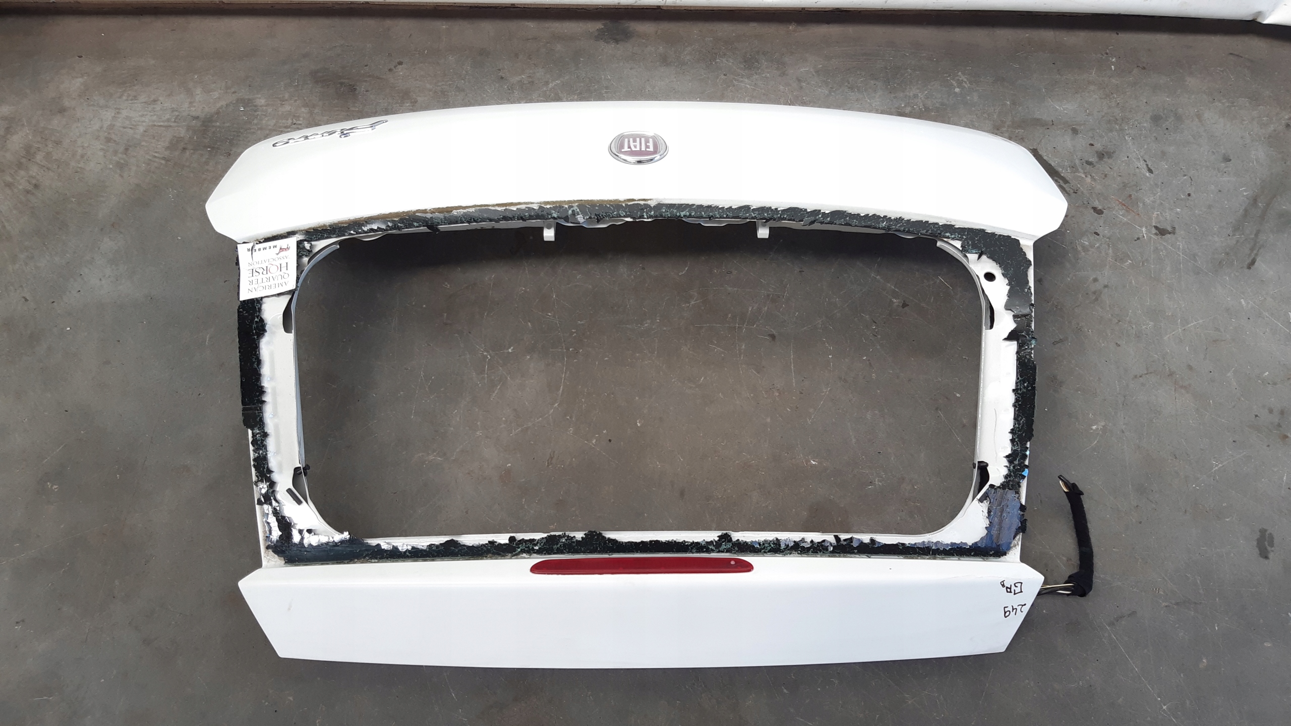 trunk door 3d 249 Fiat Grande Punto