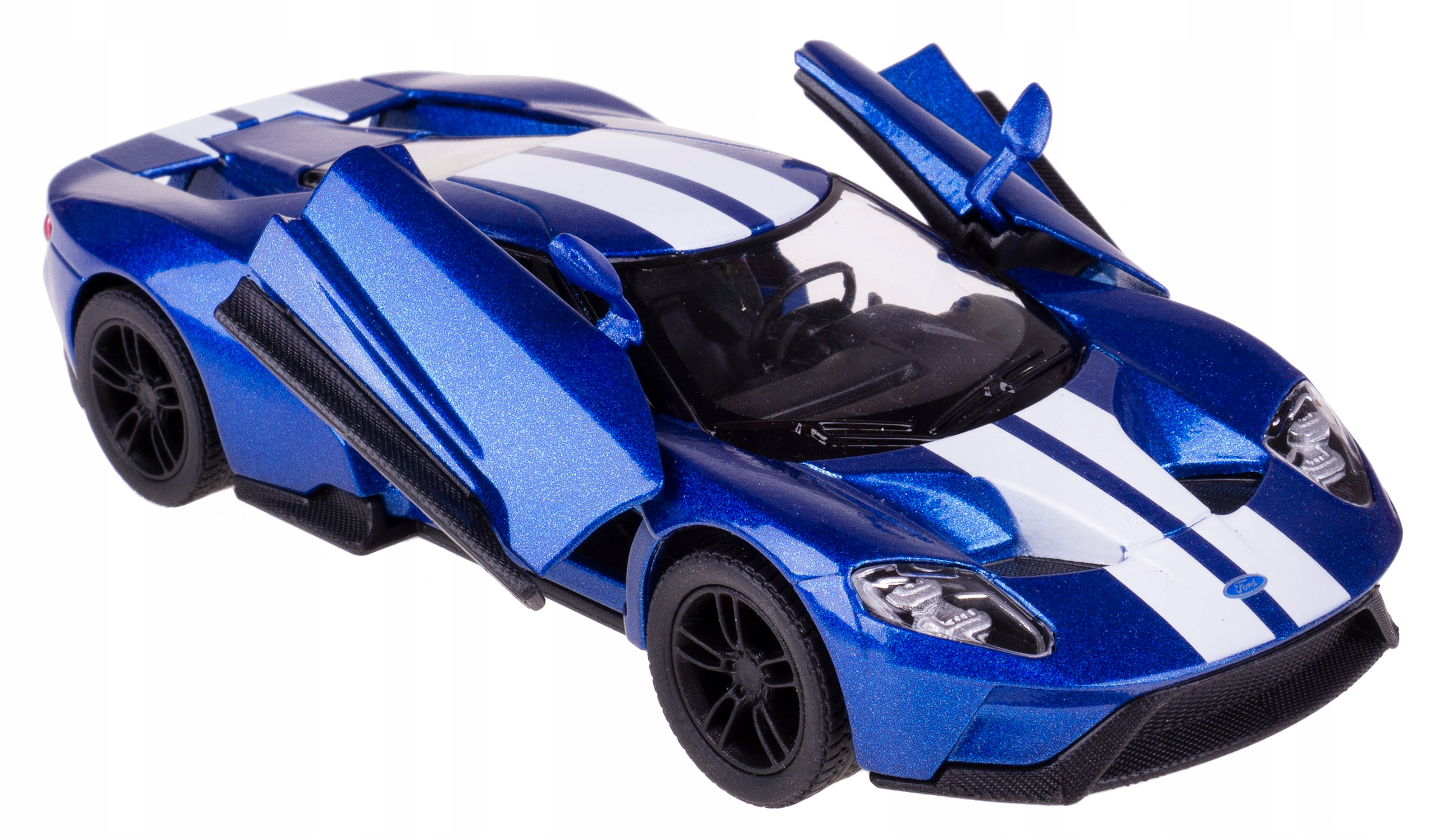 

2017 Ford Gt Kinsmart Model Metalowy 1:38 Niebiesk