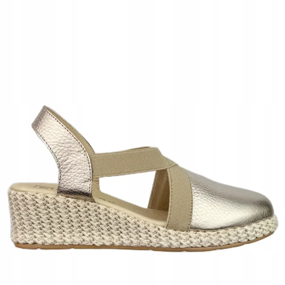 Dámské sandály Pitillos 10627 oro velikost 40, Zlaté
