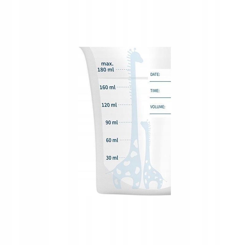 BABYONO Woreczki do przechowywania pokarmu 180ml 30szt Kod producenta 1084