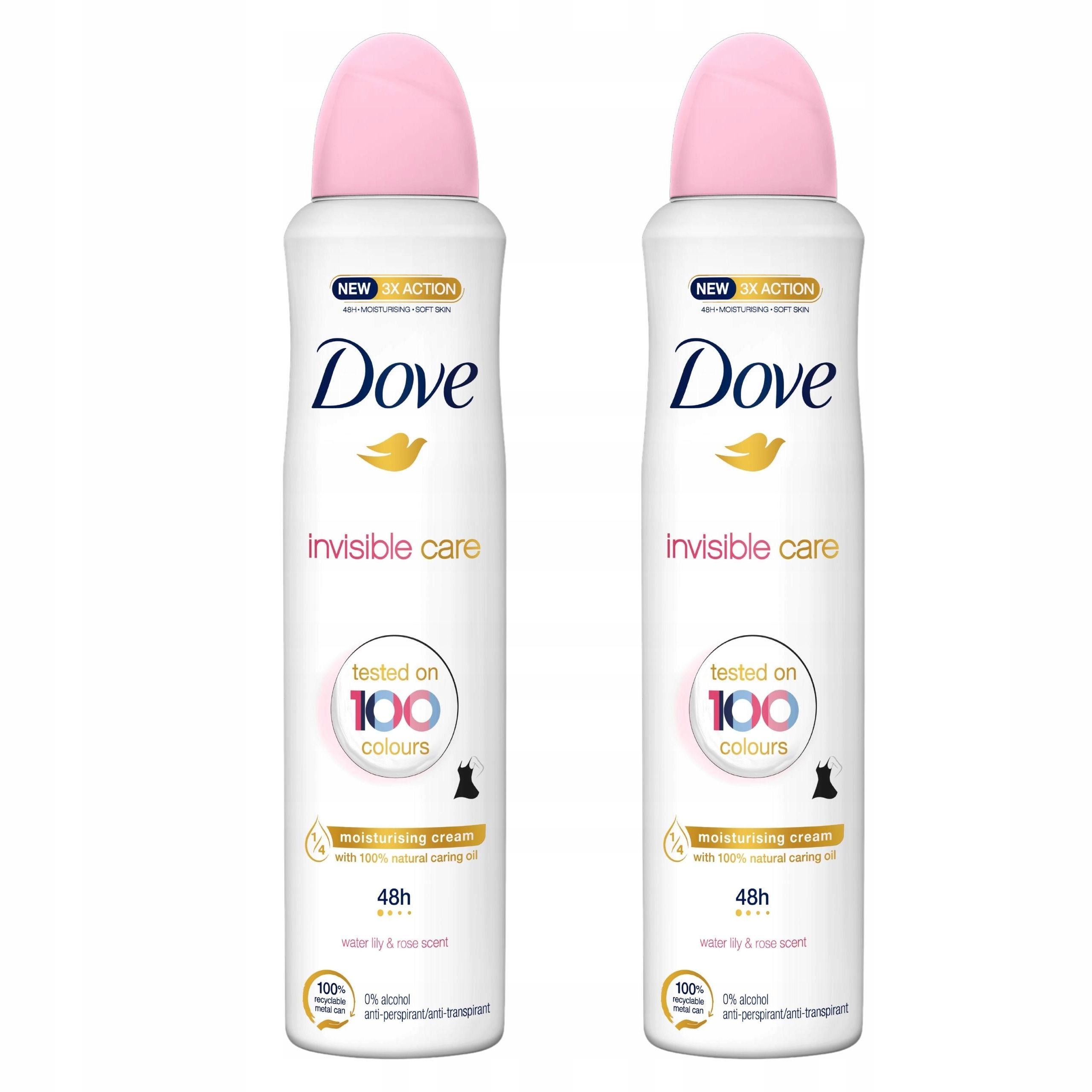 

Dove dezodorant spray Invisible Care 2x250 ml