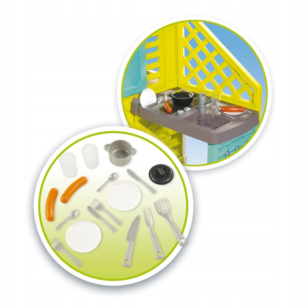 DOMEK DO OGRODU Z KUCHNIĄ SMOBY PRETTY + AKC Producent Smoby