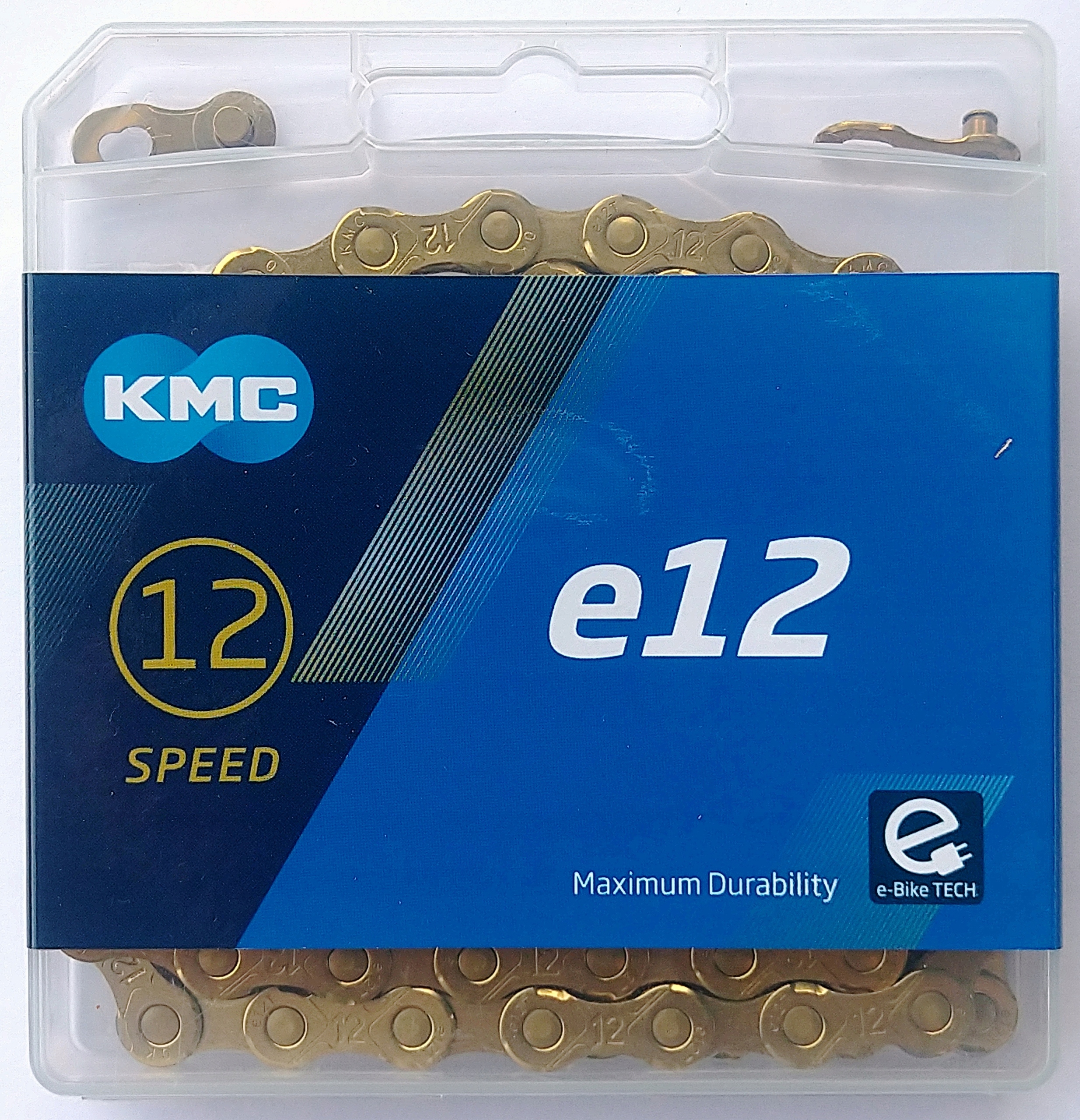 Řetěz na kolo Kmc e12 130 l Ti-N Gold box