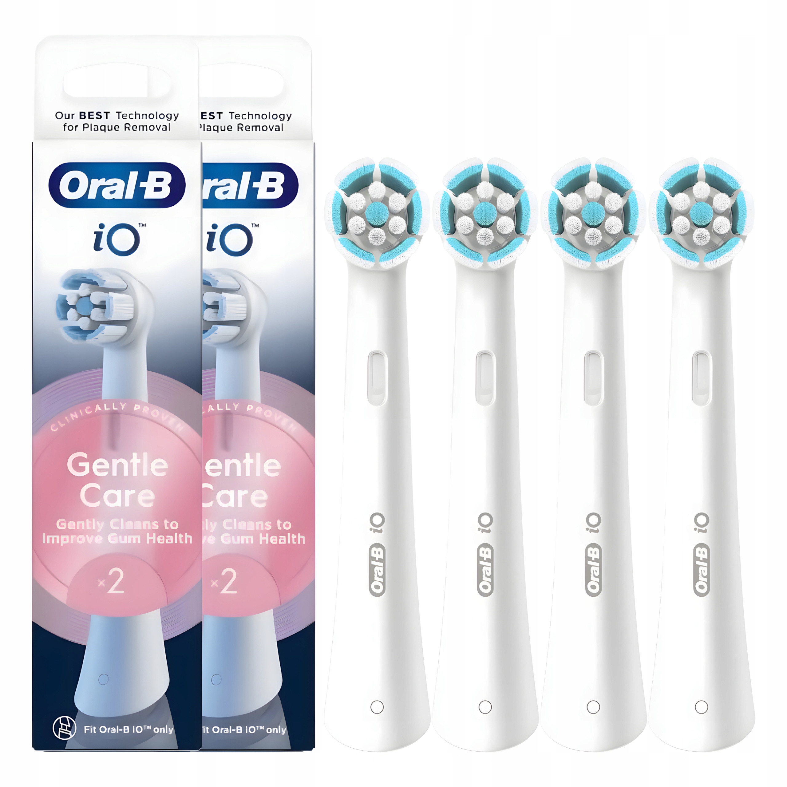 Końcówka do Szczoteczki Magnetycznej Oral-B iO Gentle Clean Oryginalne 4szt