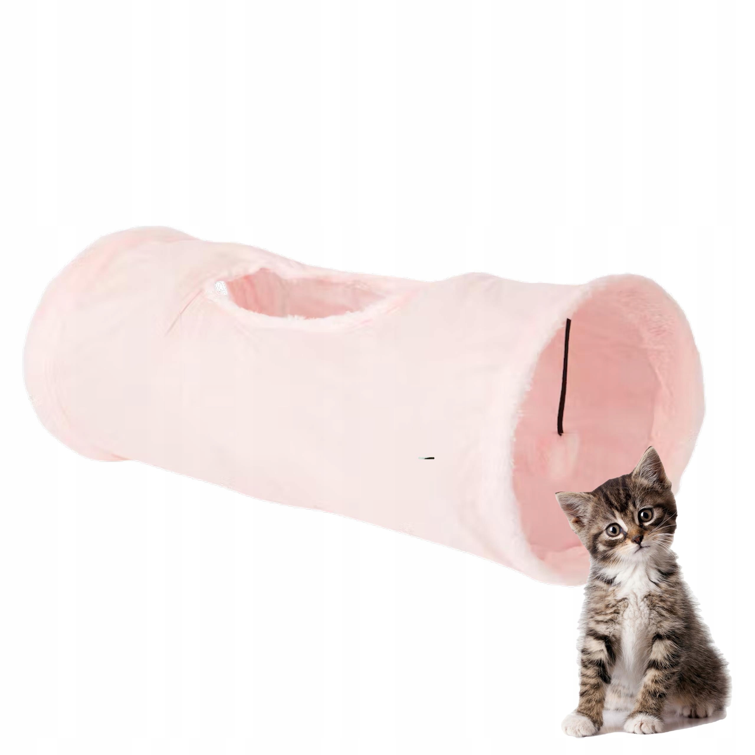 

Tunel Dla Kota Pluszowy Z Piłką Zabawką Ø 25x50cm