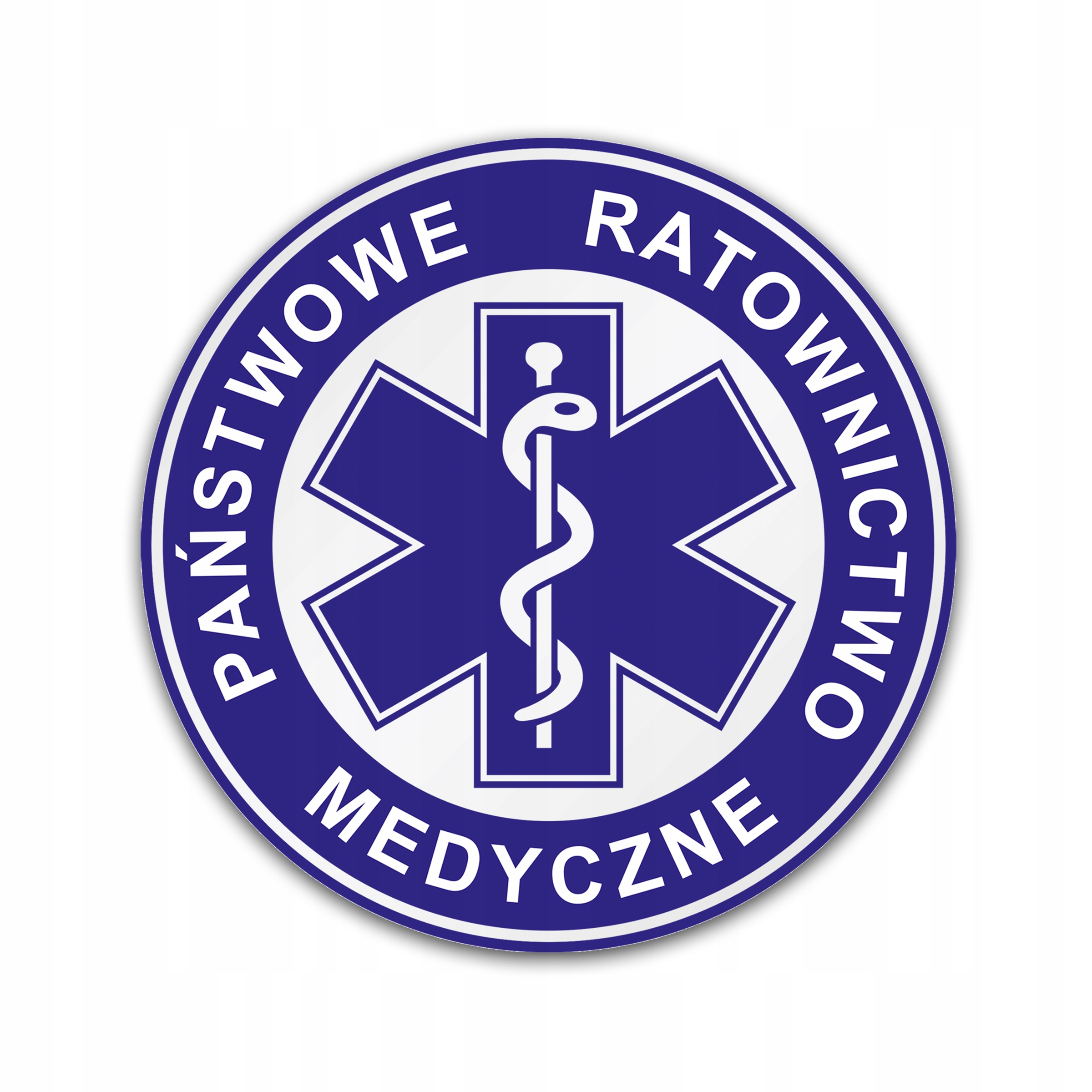 

Państwowe Ratownictwo Nalepka Odblaskowa Mała 10cm