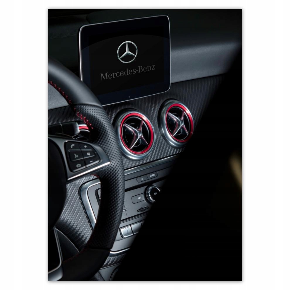 

Naklejki 50x70 Mercedes Samochód Auto