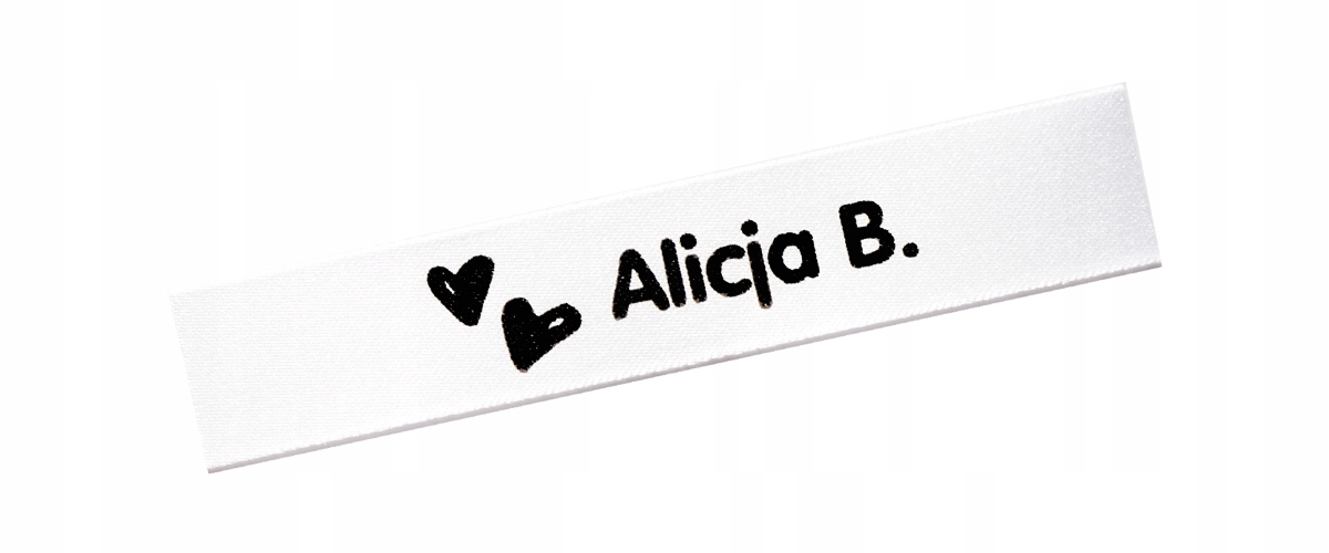 WSZYWKI IMIENNE METKI IMIENNE SATYNA DELUXE Marka inna marka