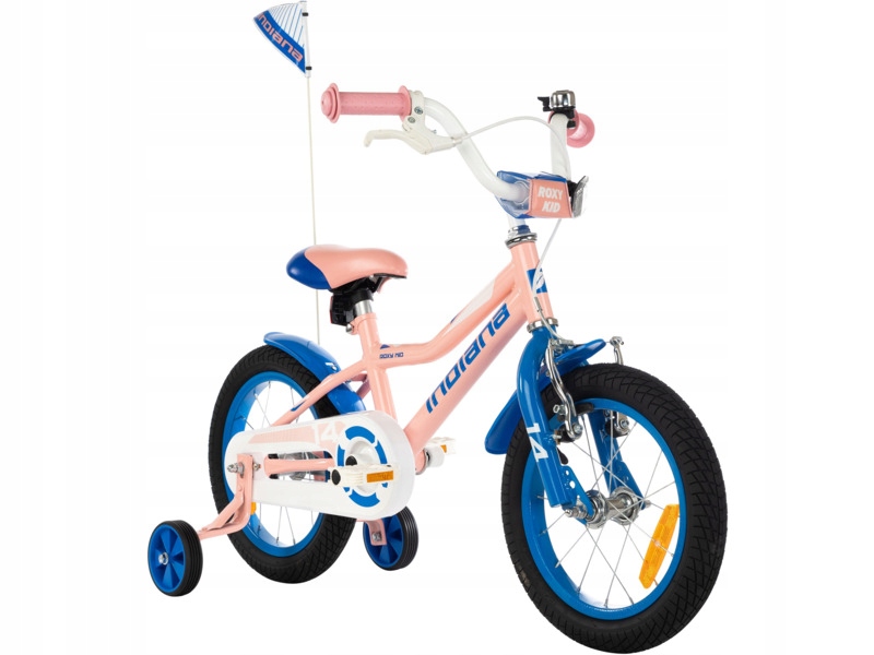 Rower dziecięcy Indiana Roxy Kid 14 cali dla dziewczynki Różowy