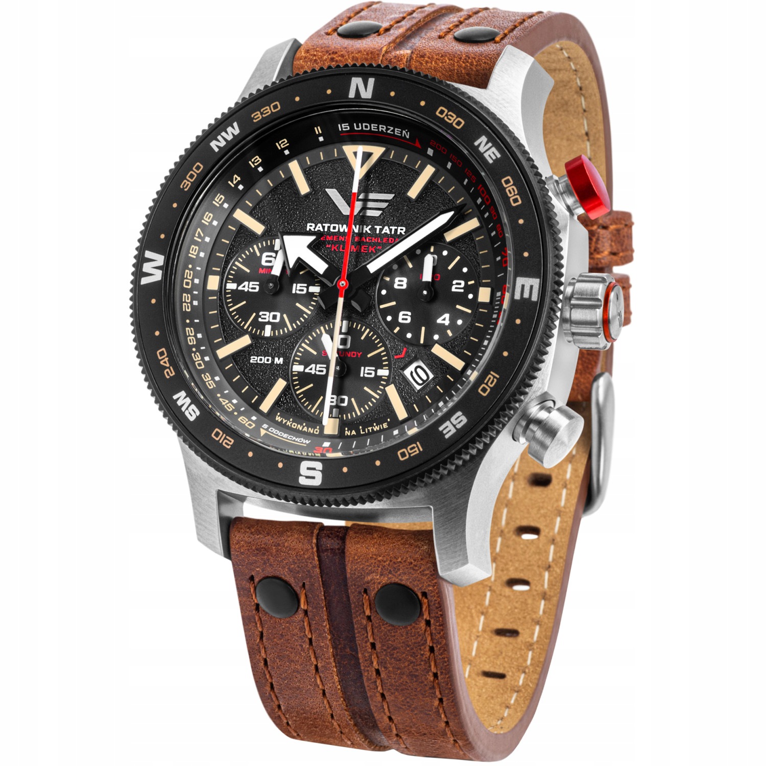 Pánské Hodinky Vostok Europe Expedition 6S20-598ES16 Záchranář Tater hnědý