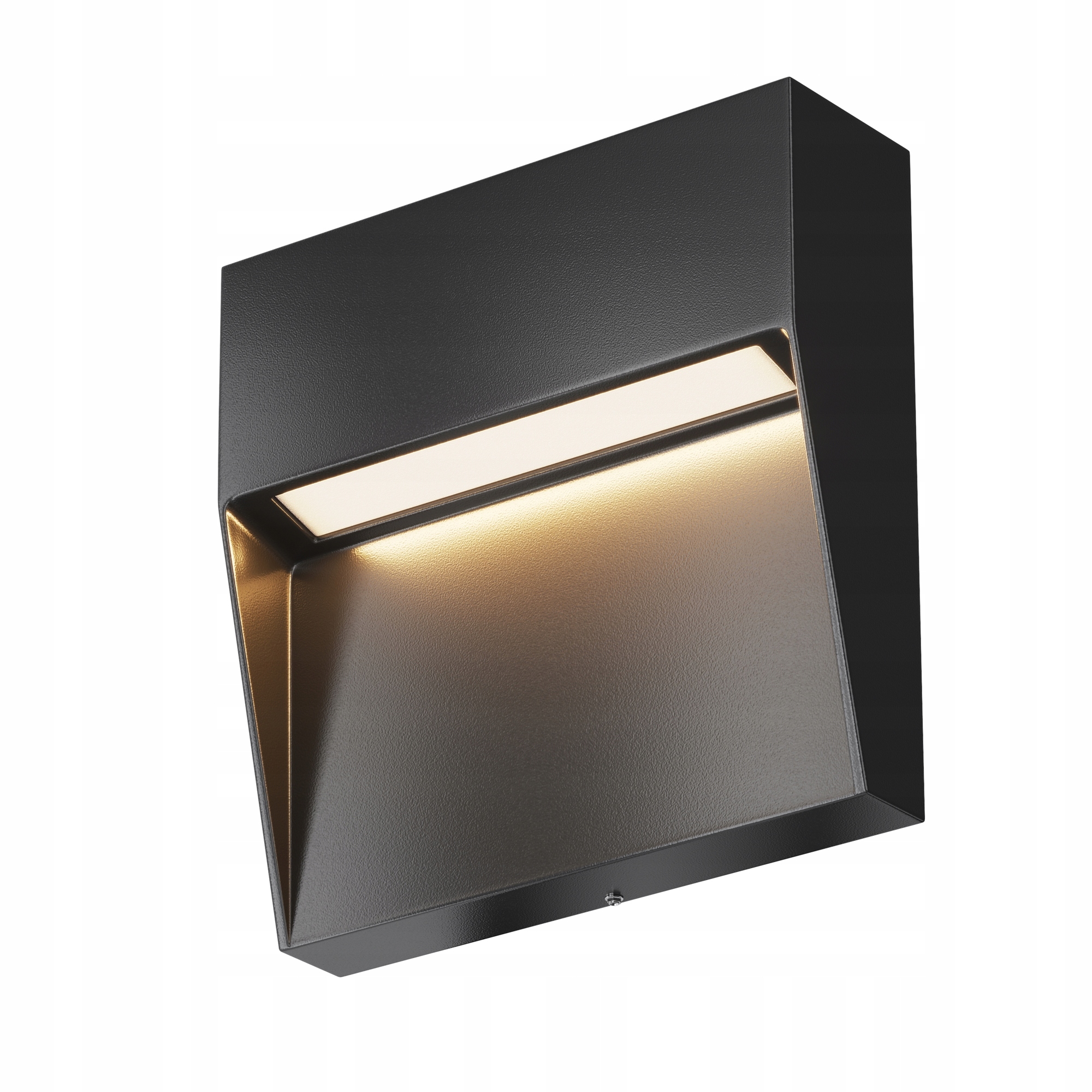 Venkovní schodišťová lampa na omítku, černá, vestavěná, Led 3W Mane Maytoni