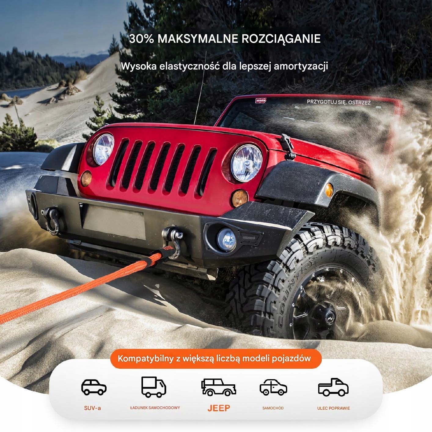 Lina holownicza kinetyczna 17 T 25 mm 6 m EAN (GTIN) 5907021423106