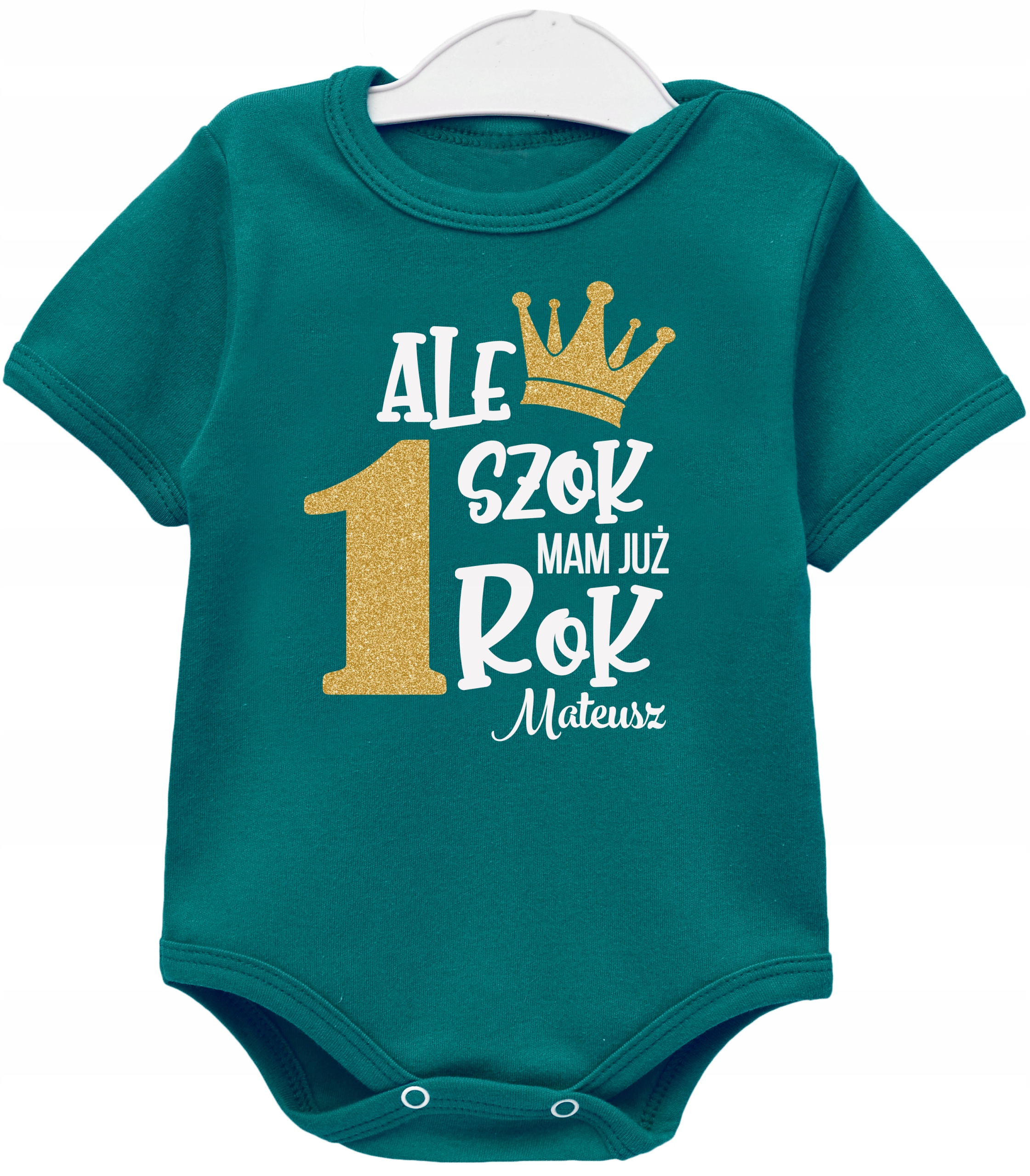 

Body kr. rękaw Ale Szok Mam Już Rok Roczek r. 86