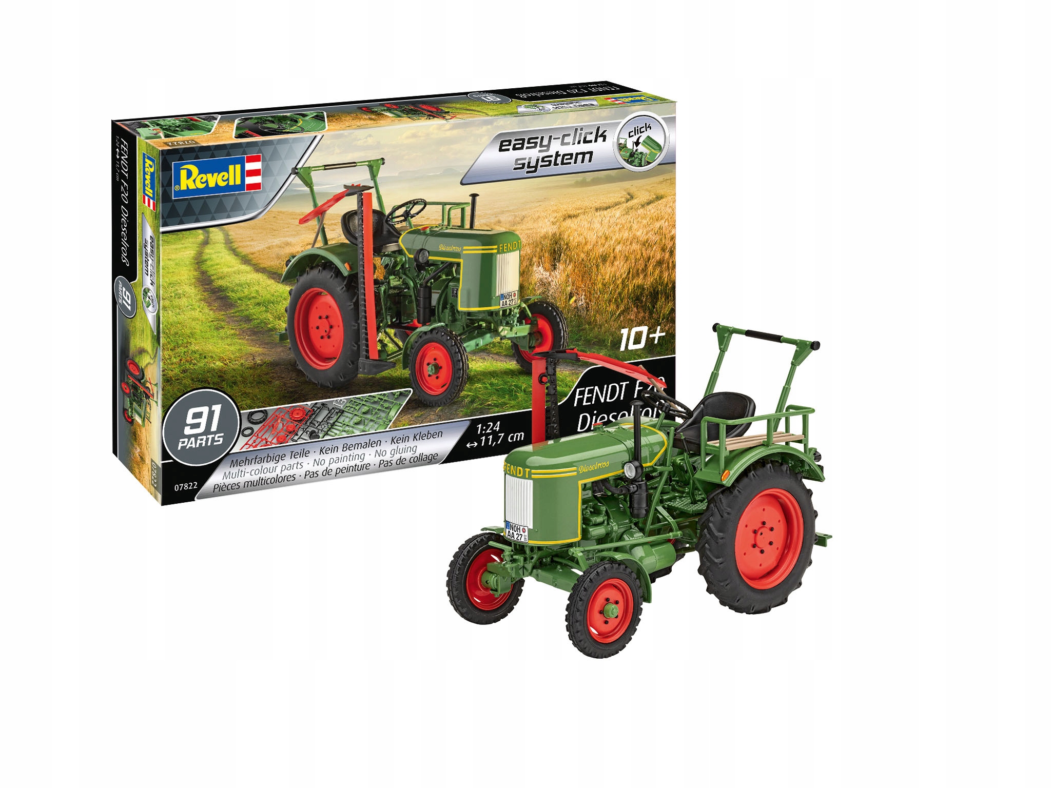 Revell Easy Click 1:24 Výrobek Fendt F20 07822