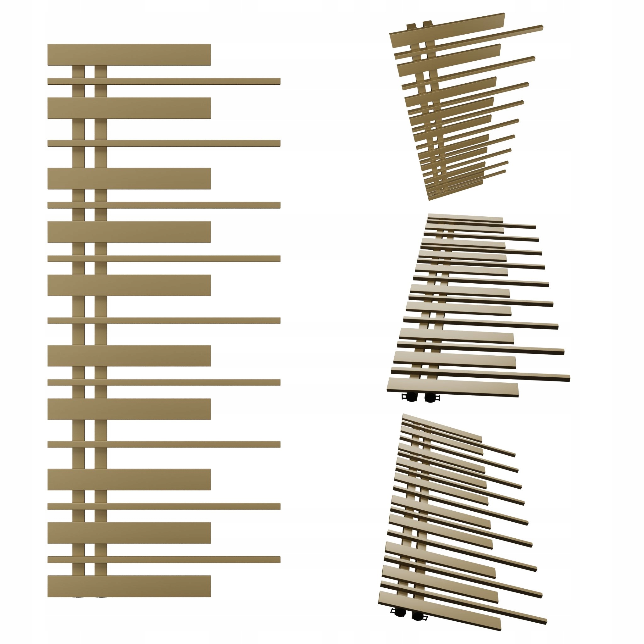 Dekorativní radiátor Piano Levý 1280x570 Quartz 2