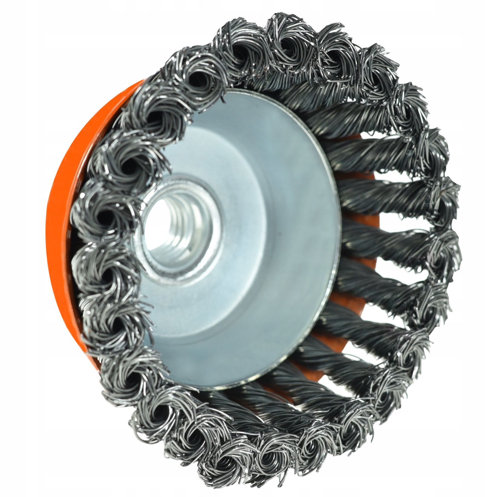 SZCZOTKA DOCZOŁOWA DRUT SKRĘCANY 75 MM M14 DO SZLIFIEREK KĄTOWYCH Marka Rexxer