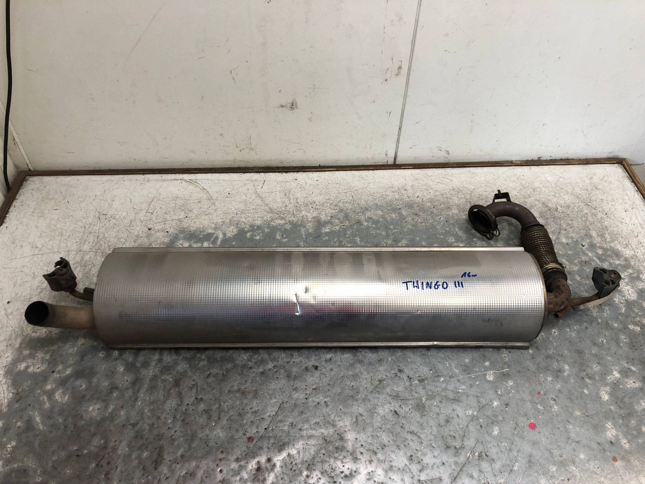 dämpfer endschalldämpfer auspuff end RENAULT TWINGO III 205405738R