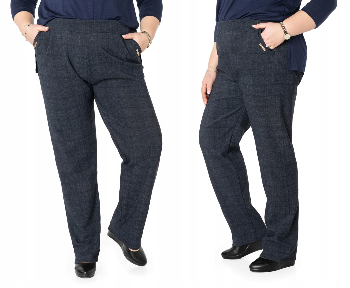 

Duże Eleganckie Spodnie Damskie Z305-2 r. 9XL/10XL