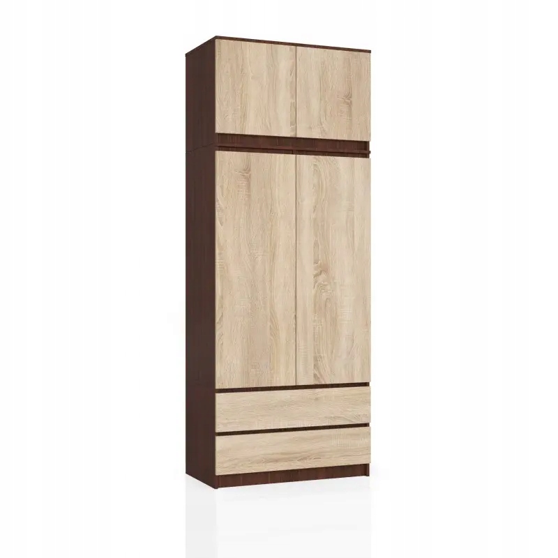 

Szafa S 90cm 2D 2SZ Wenge Sonoma Nadstawka