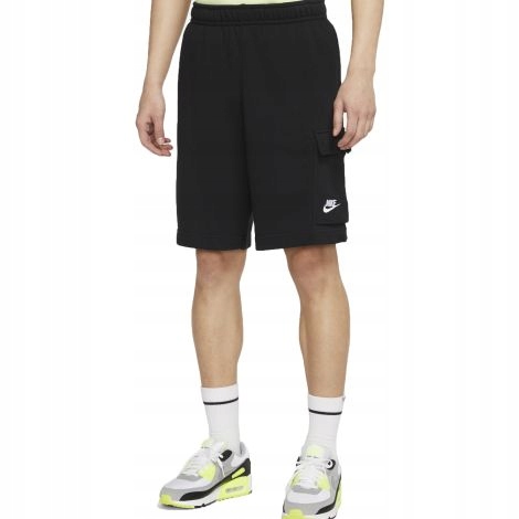 Krátké Kraťasy Nike Pánské Bavlněné Černé Šortky DD7014 010 vel. L