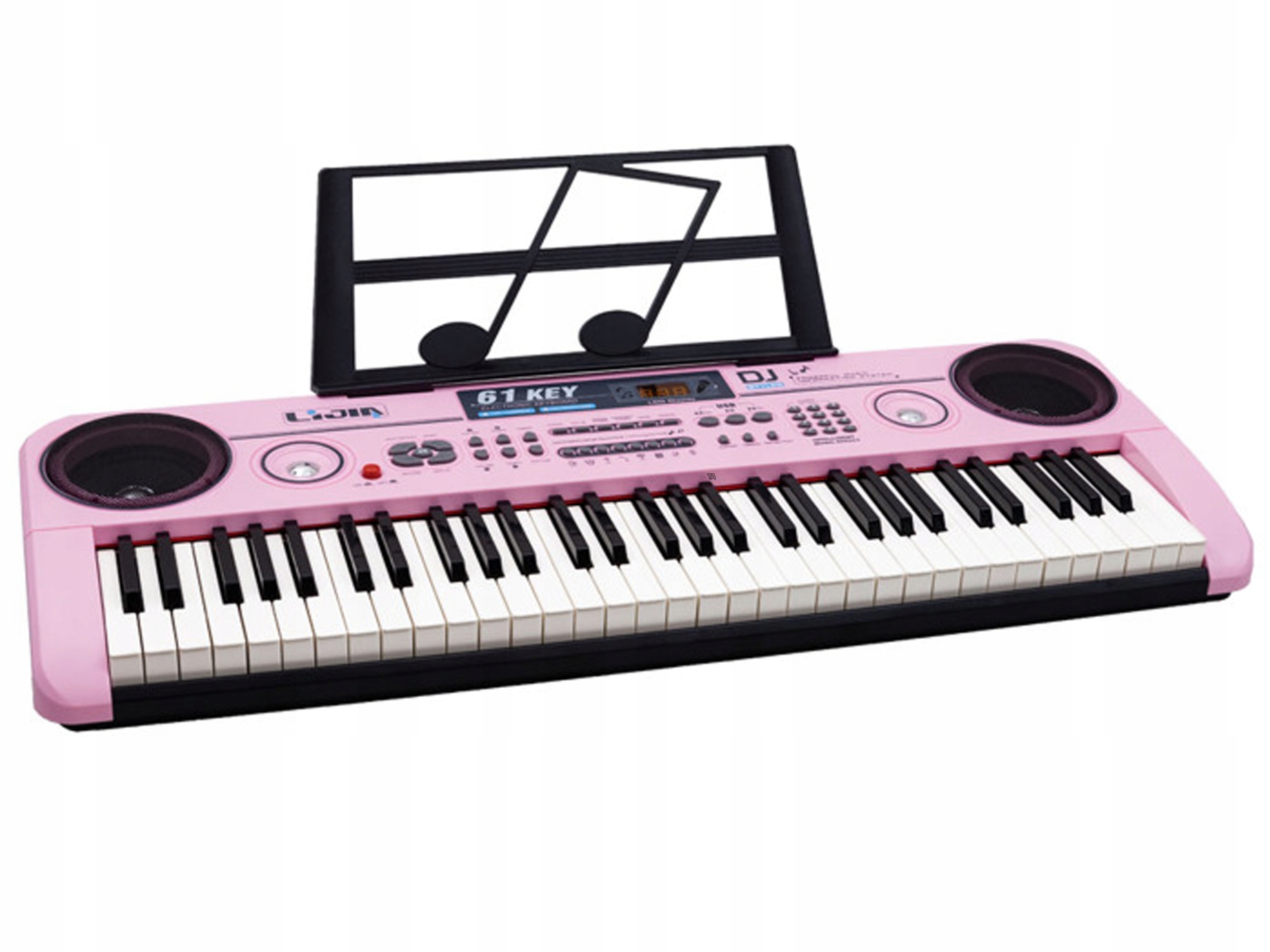

Pianino Organy Keyboard Mikrofon Różowe Dj 328-06