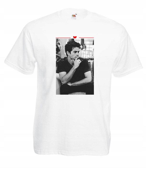 

XL Koszulka Męska Dylan O'brien Teen Wolf Wzór