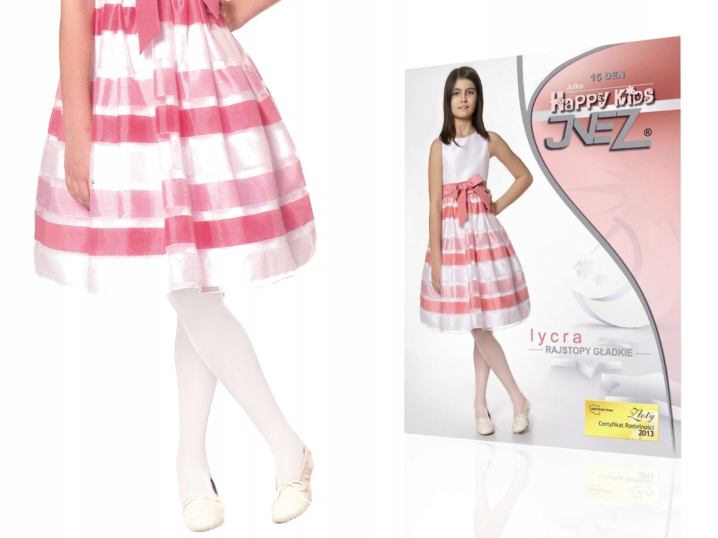 

Rajstopy Julka 15 den Inez, biały, 140-146