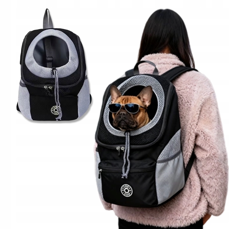 Levně Batoh Přepravka Pro Psa Kočku Bezpečná Taška M Ideální Jako Dárek K Novému Roku