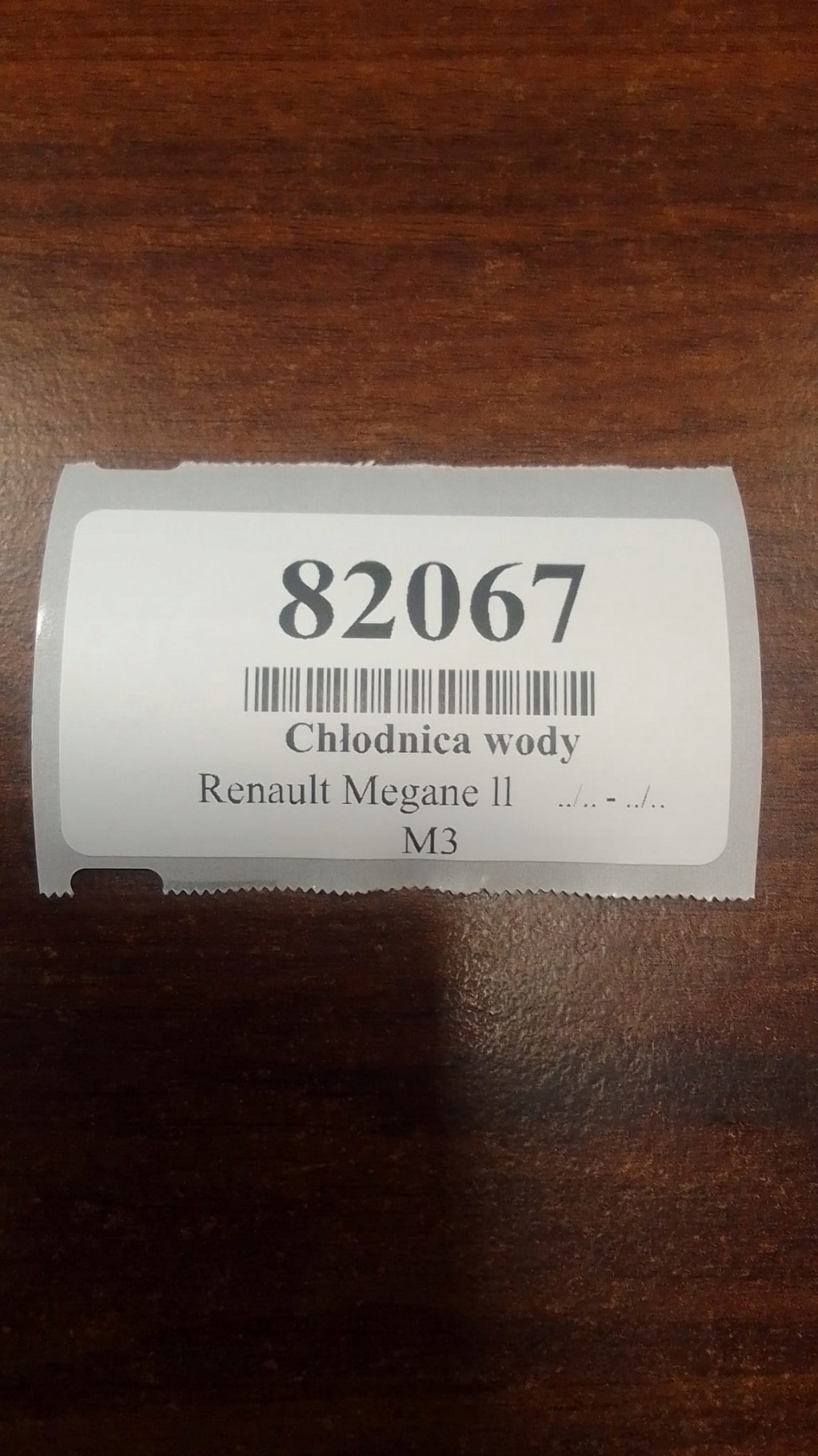 RENAULT MEGANE II 1.9 DCI water cooler 872199F