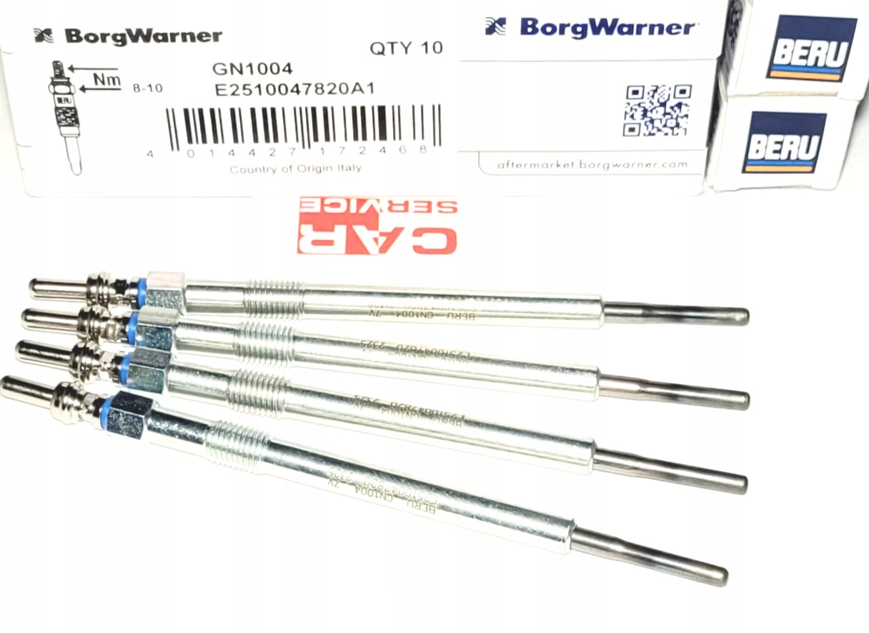 4X BERU GN1004 ŚWIECA ŻAROWA VOLVO 0250603008 30777311