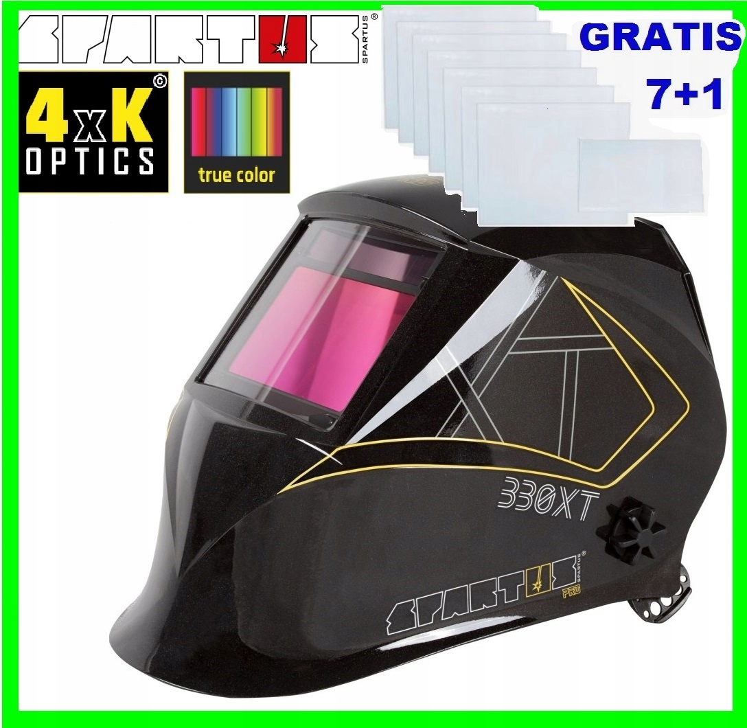 MASKA PRZYŁBICA SPAWALNICZA AUTOMATYCZNA MIG SPARTUS 330XT PRO TRUE COLOR