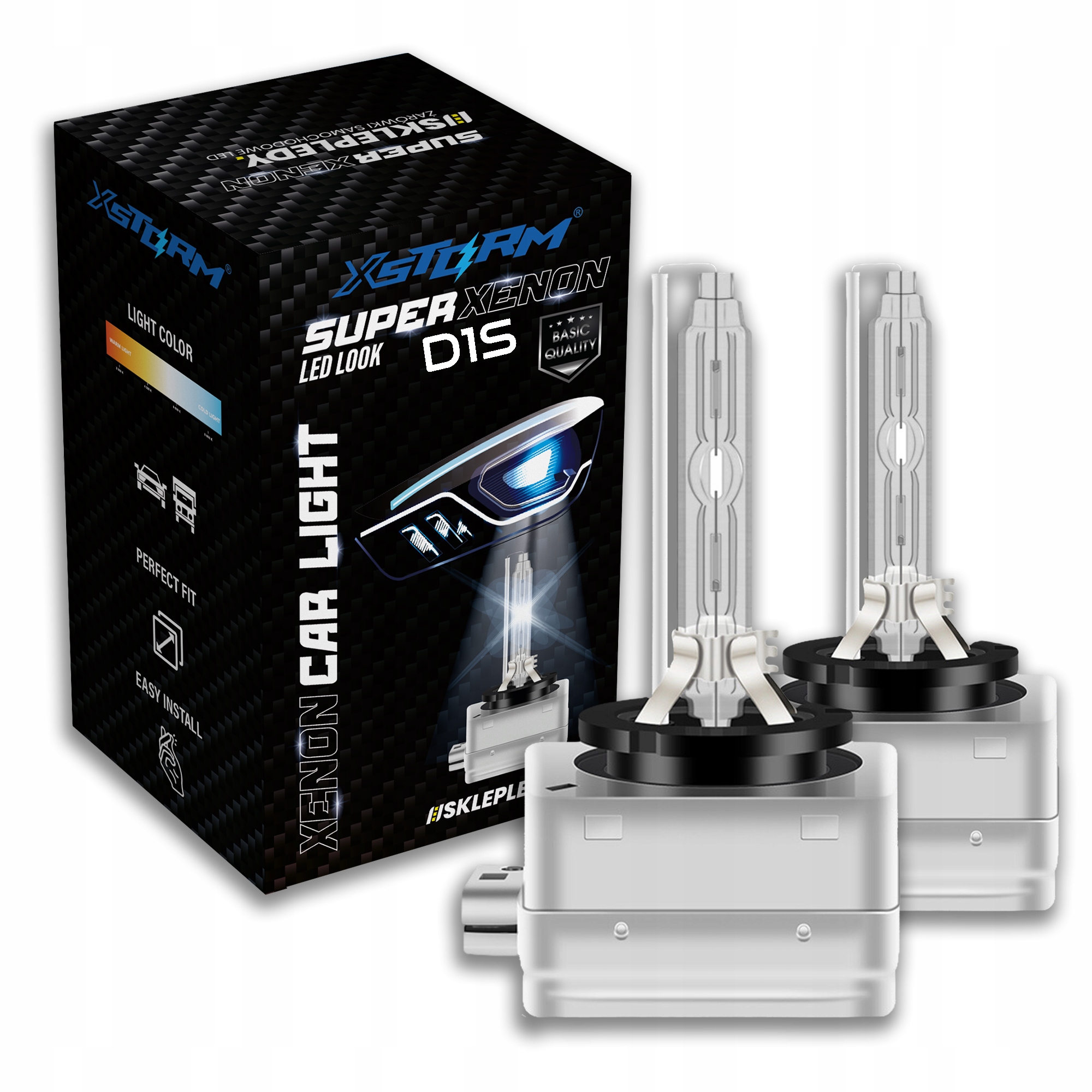 Zestaw 2 x Żarnik Xenon D1S Palnik Hid Xstorm 6000k White Bi Xenon komplet