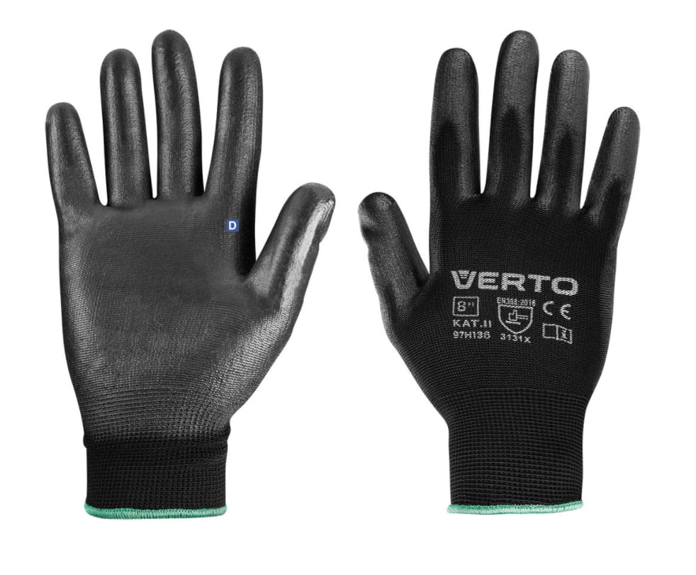 

Rękawice robocze, ogrodowe Poliuretan rozm.8