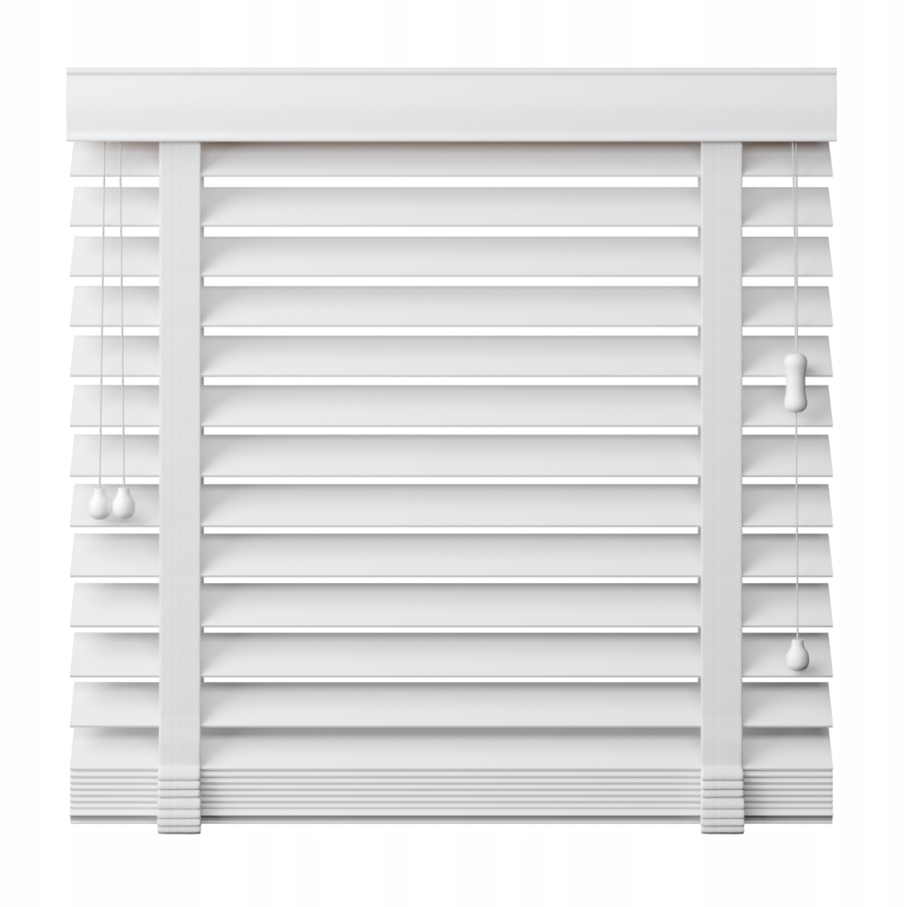 

Żaluzja Pvc Faux Wood 50mm z białą taśmą 140x130cm