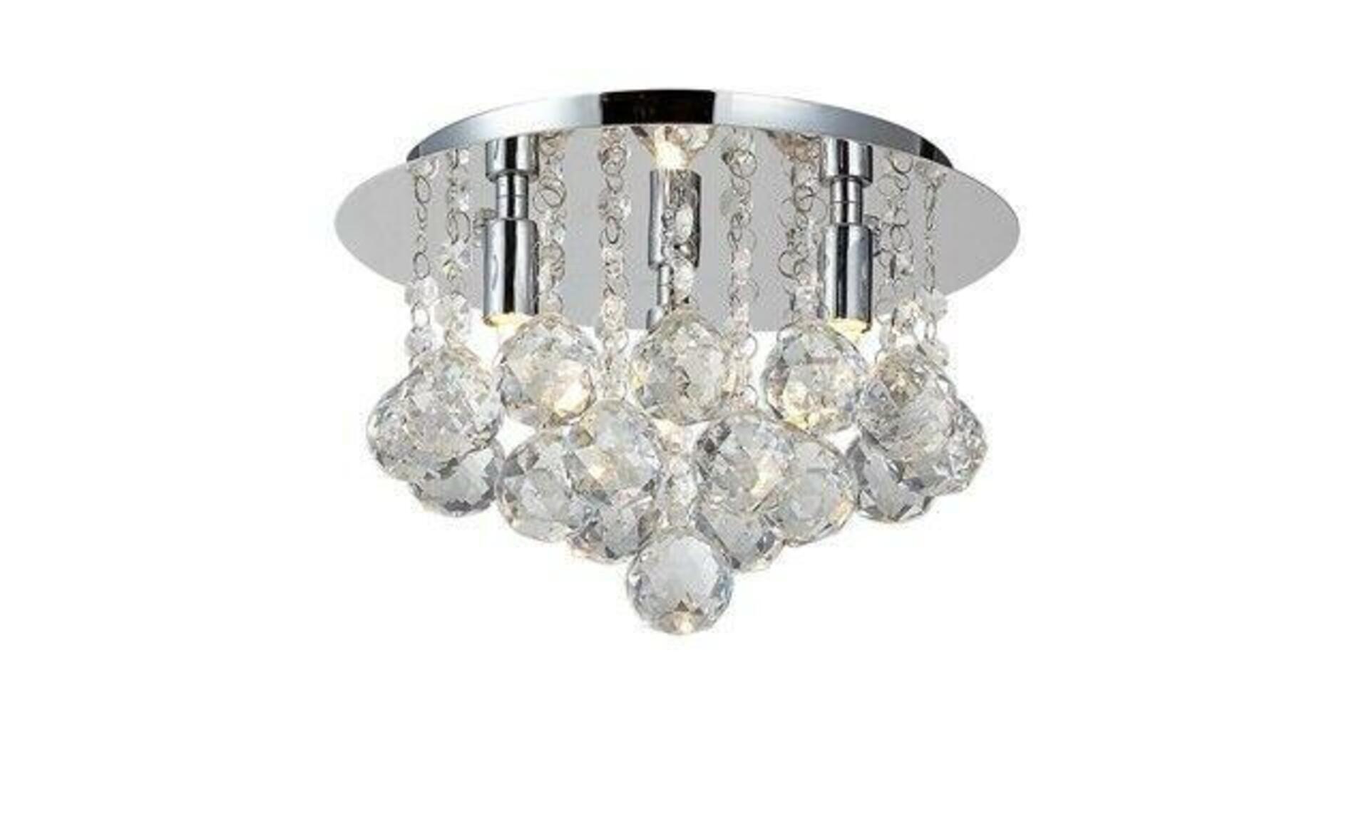 Stropní přisazené svítidlo AZzardo Bolla 25 AZ1285 G9 3x40W IP20 25cm chróm