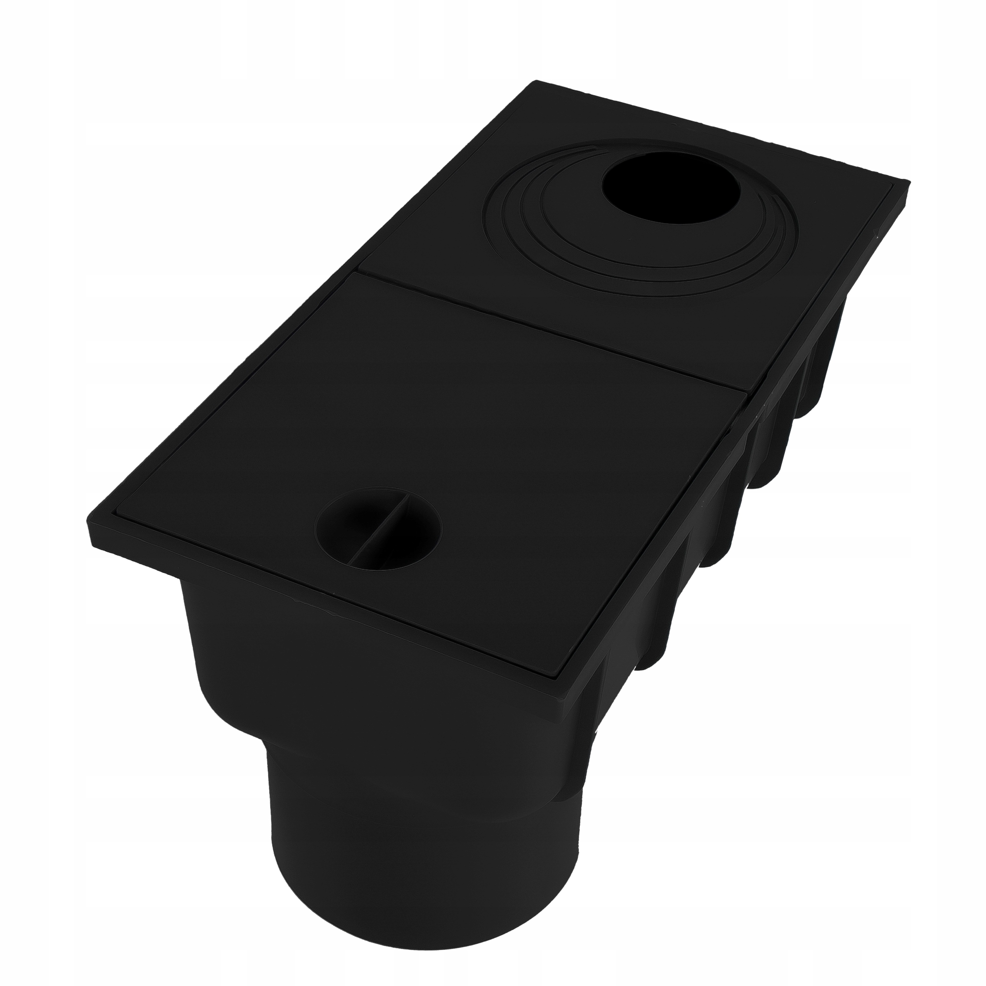 OSADNIK RYNNY CZYSZCZAK RYNNOWY STUDZIENKA REWIZJA DOLNY Ø 110 CZARNY DAMIX Rodzaj Osadnik