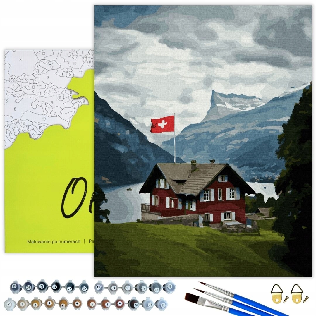 Malování Podle Čísel S Rámem Obrazy pro malování podle čísel Krajina Oh Art