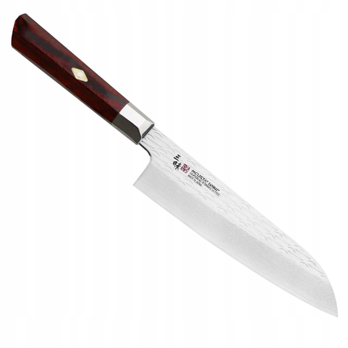 Mcusta Zanmai VG-10 Supreme Ripple Japonský nôž Santoku na zeleninu 61HR 18 cm
