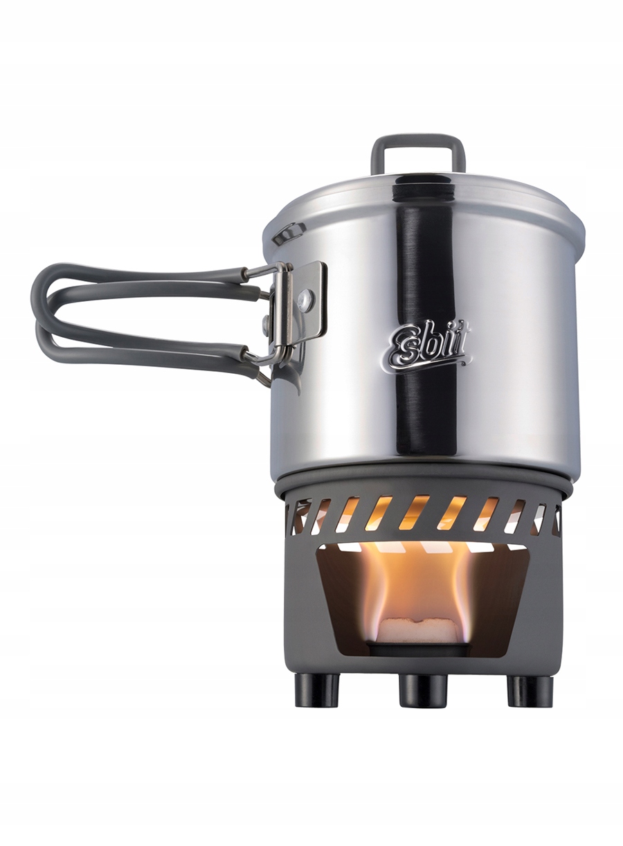 Sada na vaření Esbit Solid Fuel Cookset 585 ml Stainless Steel