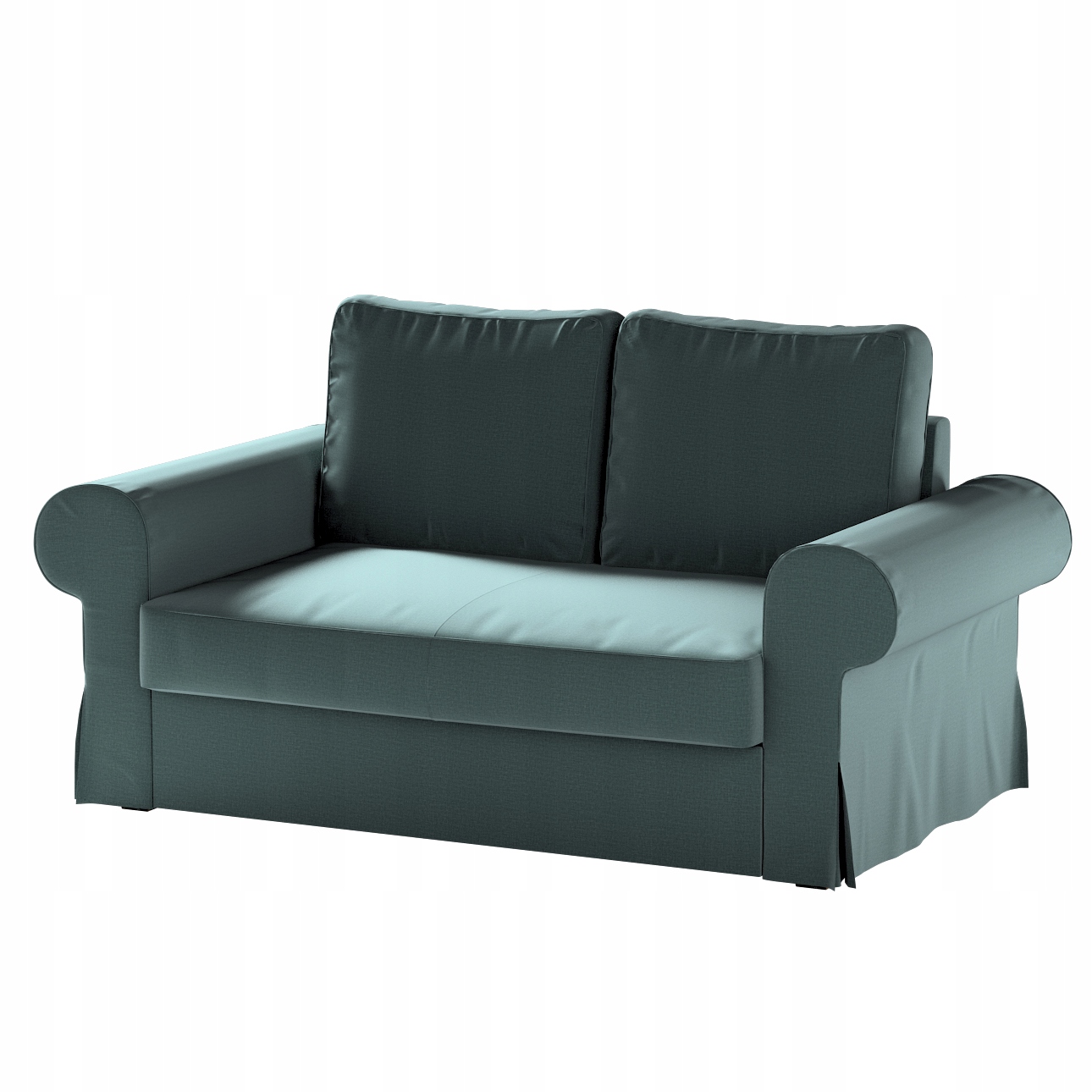 Potah na rozkládací pohovku Backabro pro 2 osoby Ikea zelený
