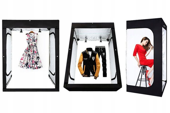 Namiot 200x120x100cm z lampami LED + 3 tła Marka Massa