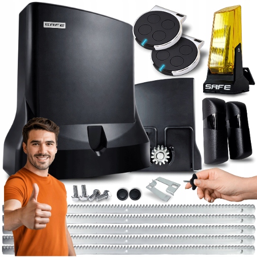 Pohon Pro Posuvné Brány Sada automatických ovladače pohonu lampa 800 kg Safe